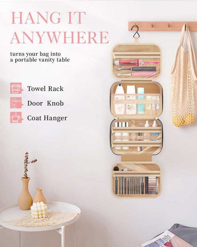 Close-up of HOTOR toiletry bag's metal hook