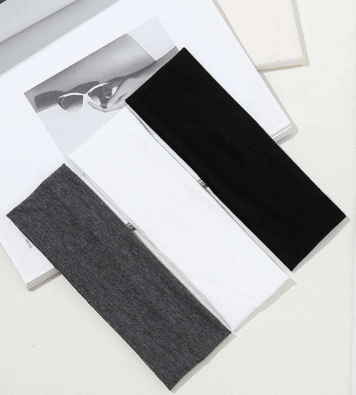 Close-up of Huachi headband showing soft fabric texture