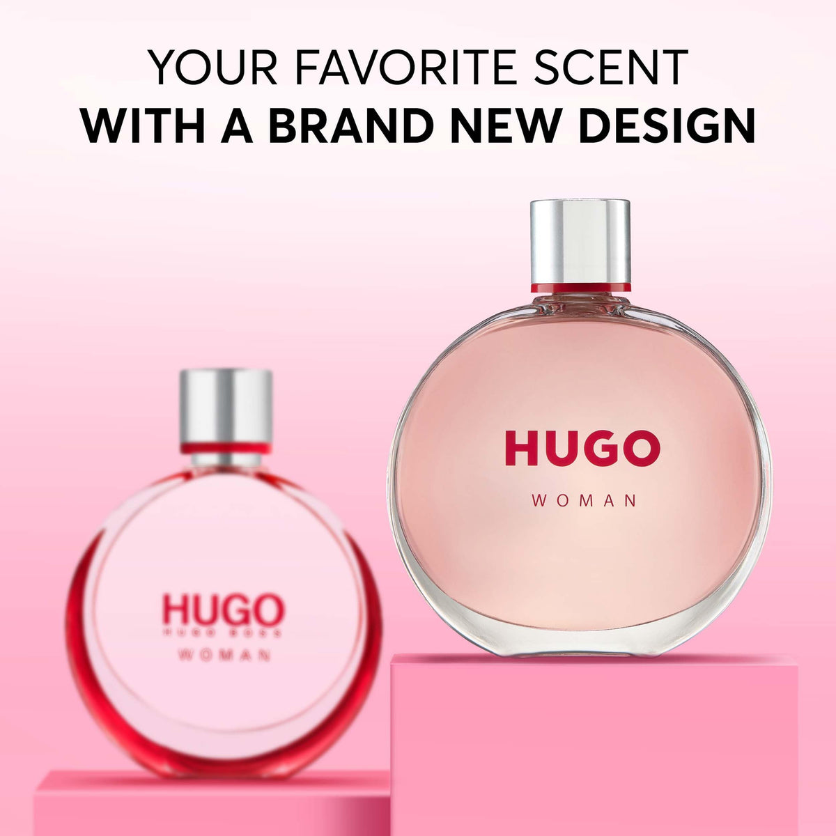 Close-up of Hugo Boss Deep Red Eau de Parfum label