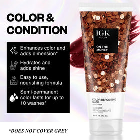Close-up of IGK On The Money Hair Gloss texture