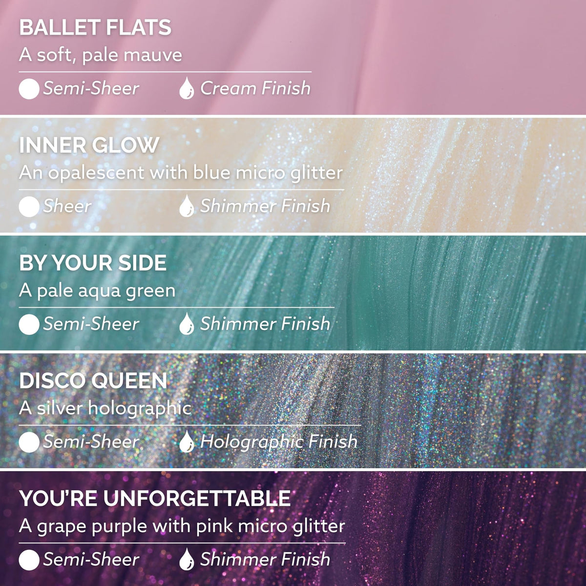 Close-up of Inner Glow opalescent nail lacquer