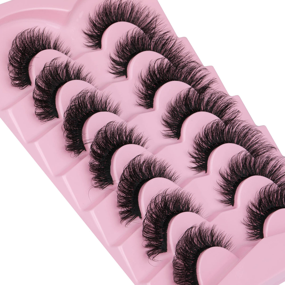 Close-up of JIMIRE lashes texture