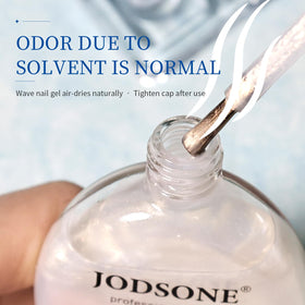 Close-up of JODSONE Blooming Wave Nail Gel texture