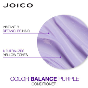 Close-up of Joico Color Balance Purple Conditioner texture