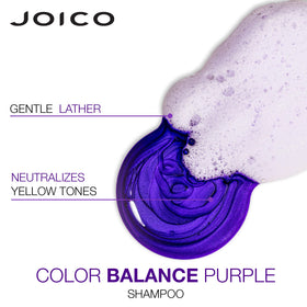 Close-up of Joico Color Balance Purple Shampoo texture