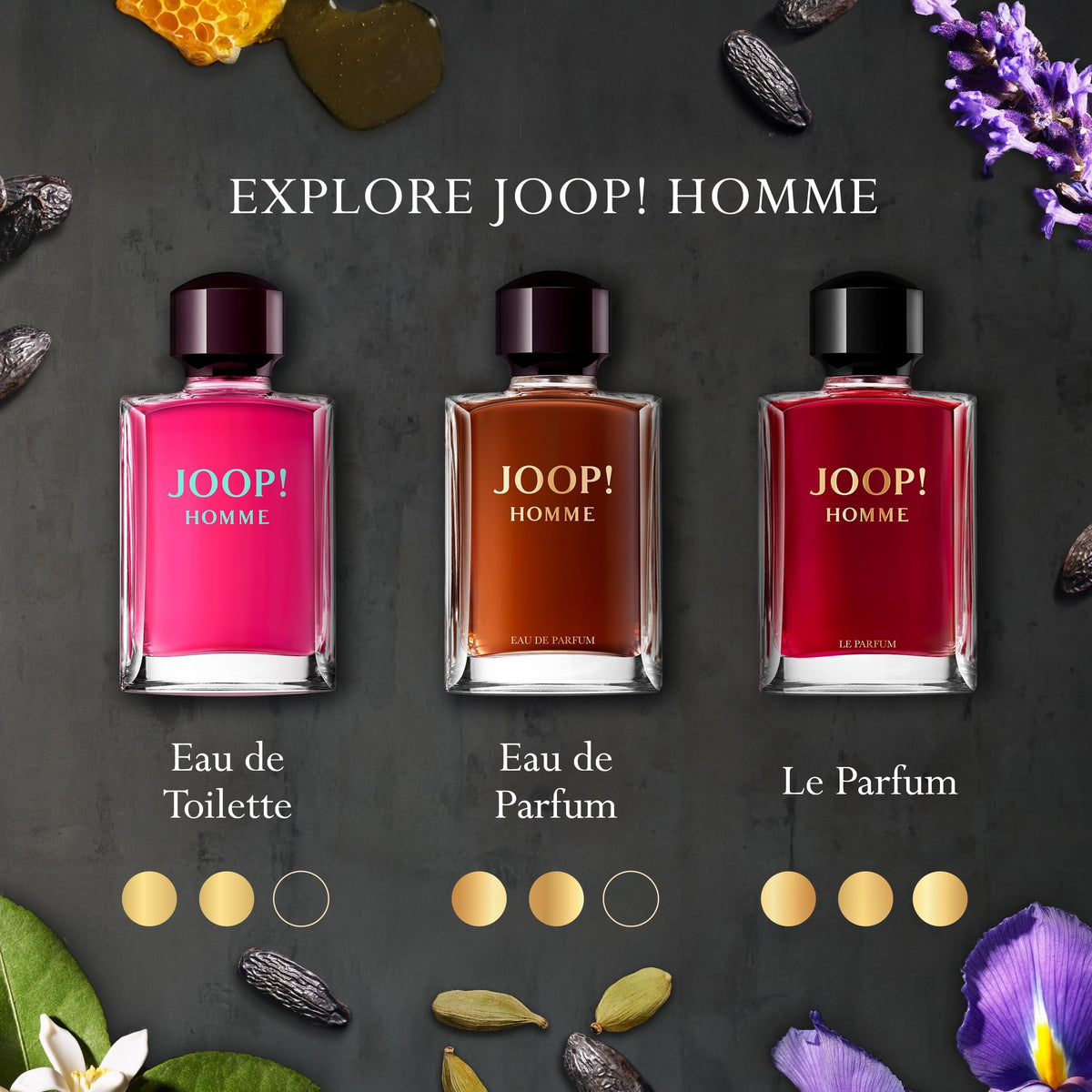 Close-up of Joop! Homme Eau de Toilette spray nozzle