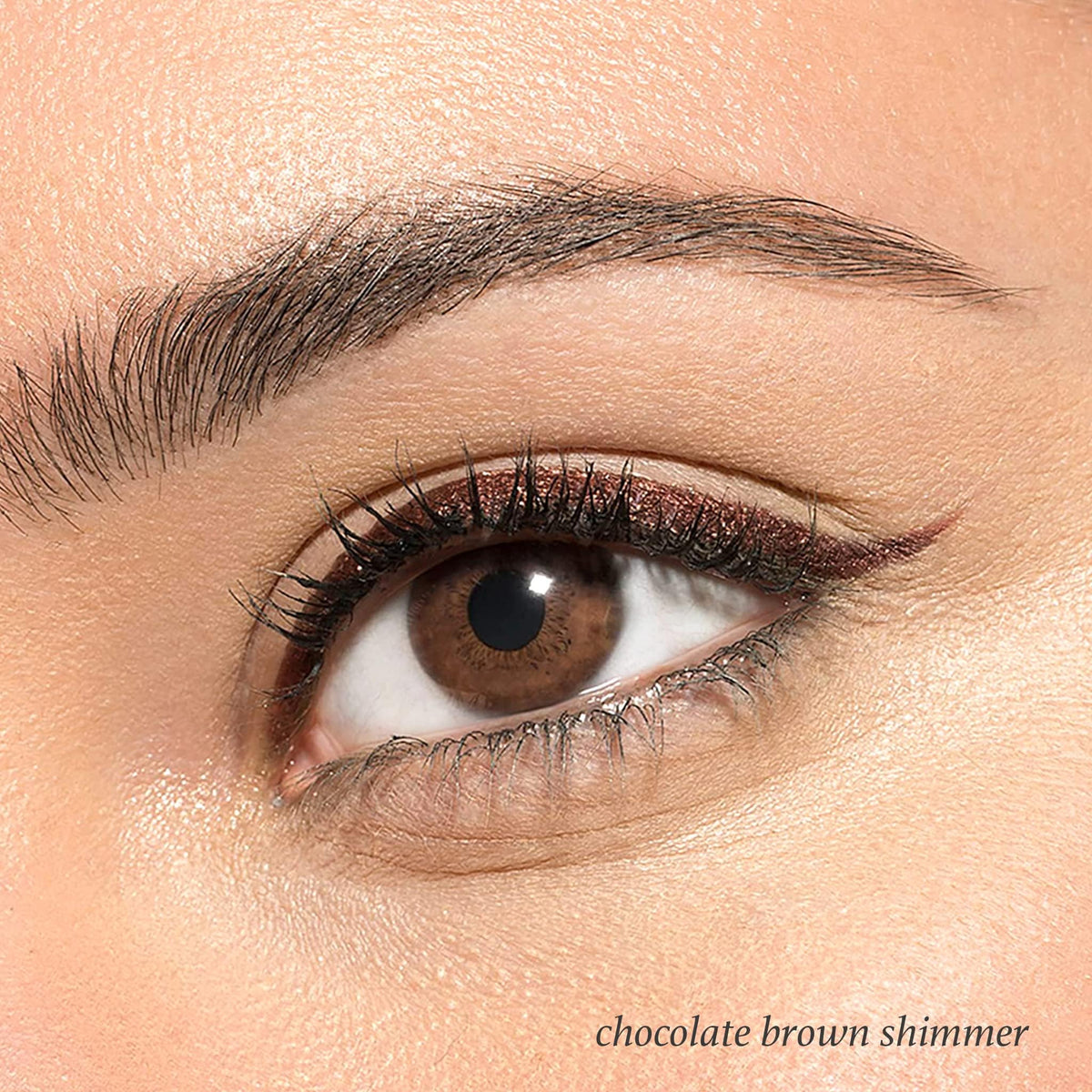 Close-up of Julep Chocolate Brown Shimmer Eyeliner tip