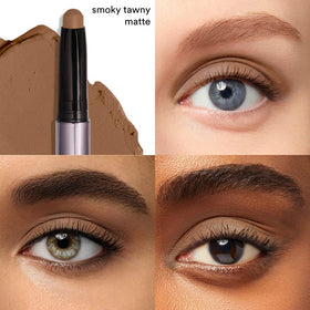 Close-up of Julep Eyeshadow 101 Stick showing the Smokey Tawney Matte shade