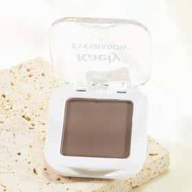 Close-up of Kaely Cocoa Brown Matte Eyeshadow texture