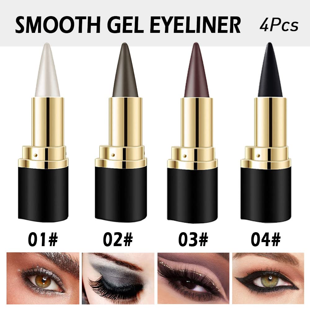 Close-up of Kaely Gel Eyeliner Pencil showing creamy texture