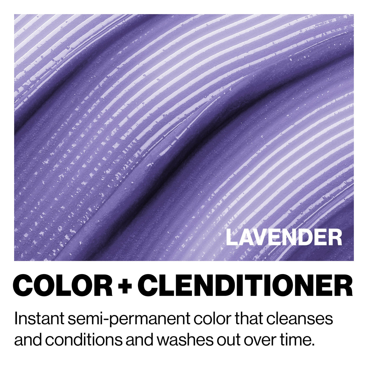 Close-up of KERACOLOR Color + Clenditioner Lavender texture