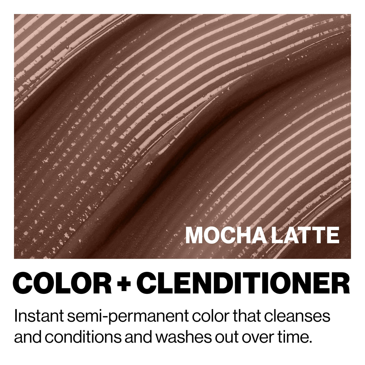 Close-up of KERACOLOR Color + Clenditioner Mocha Latte texture