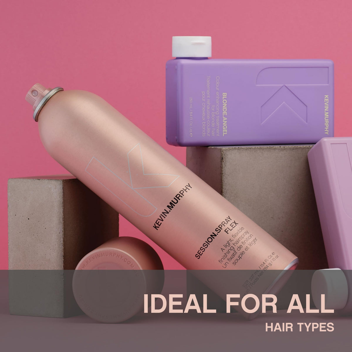 Close-up of KEVIN.MURPHY SESSION.SPRAY FLEX nozzle