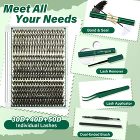 Close-up of KEYYOU eyelash BOND and SEAL solutions