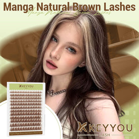 Close-up of KEYYOU lash bond and seal clear glue