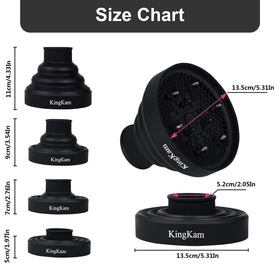 Close-up of KingKam Hair Diffuser nozzle