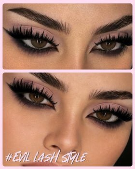 Close-up of Kiromiro Fluffy Lashes showing spiky design
