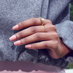 Close-up of KISS Press On Nails 'Felicity' showing various sizes