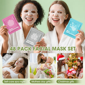 Close-up of KONEUK collagen face mask