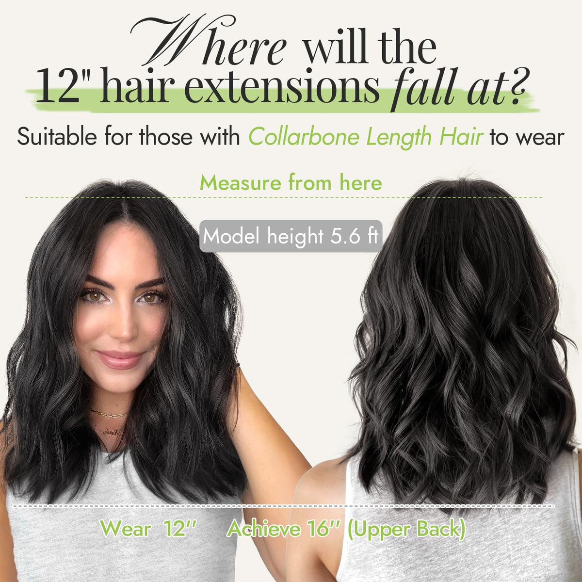 Close-up of KooKaStyle hair extensions clips