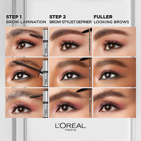 Close-up of L'Oreal Paris Infallible Brow Lamination Gel texture