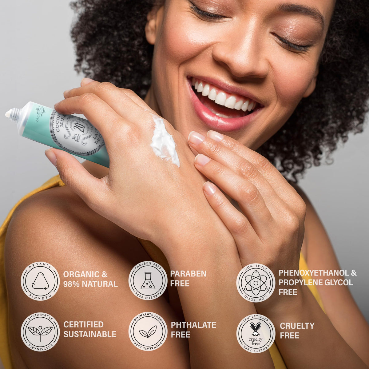 Close-up of La Chatelaine Hand Cream texture