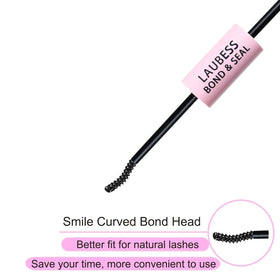 Close-up of LAUBESS Lash Bond being applied