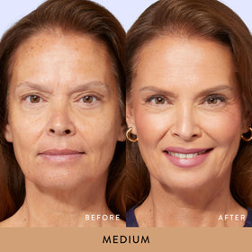 Close-up of LAURA GELLER Baked Balance-n-Brighten Foundation powder