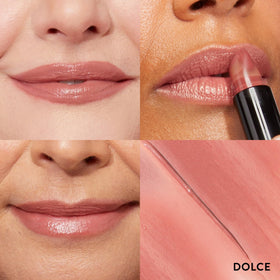 Close-up of LAURA GELLER Italian Marble Sheer Lipstick Dolce