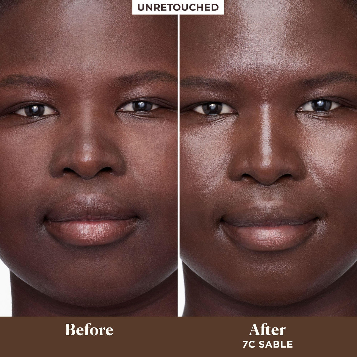 Close-up of Laura Mercier Tinted Moisturizer texture on skin