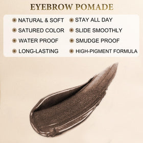 Close-up of LAVONE Brow Pencil in Dark Brown