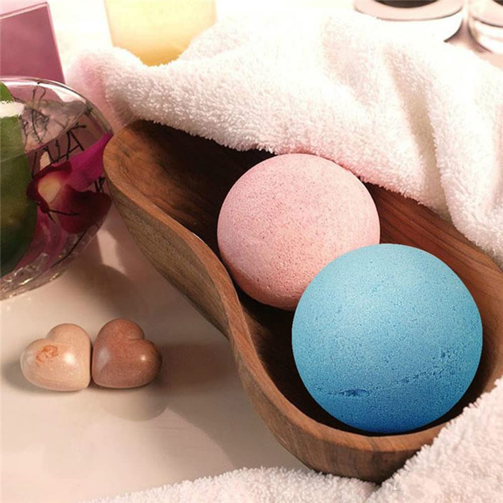 Close-up of lemon scented bath bomb from LeapLife