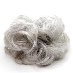 Close-up of Liliyab Messy Hair Bun Extensions texture