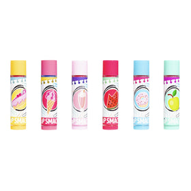 Close-up of Lip Smacker lip balm flavours