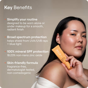 Close-up of Live Tinted Hueguard Jumbo 3-in-1 Mineral SPF 30 texture