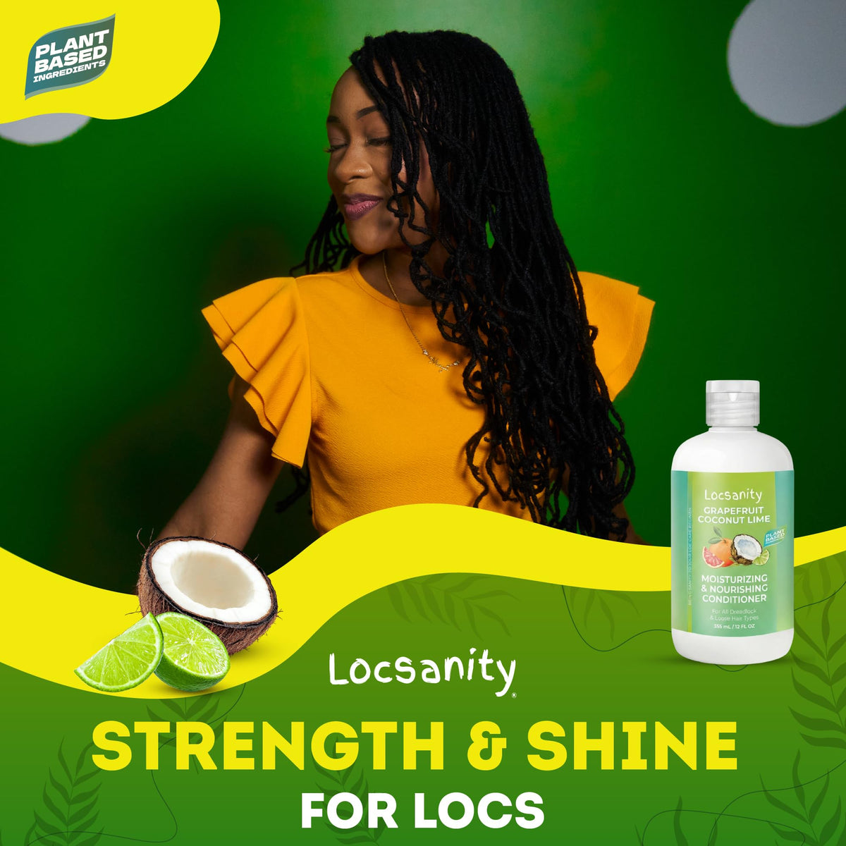 Close-up of Locsanity 2-in-1 Loc Conditioner texture