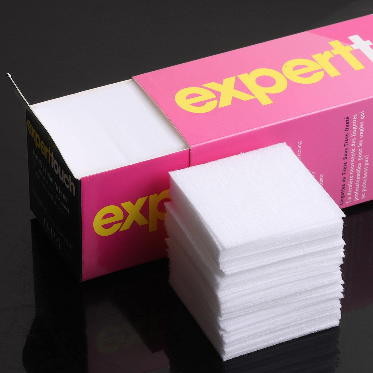 Close-up of LoveBB Lint Free Nail Wipes texture