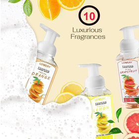 Close-up of LOVERY Foaming Hand Soap dispenser