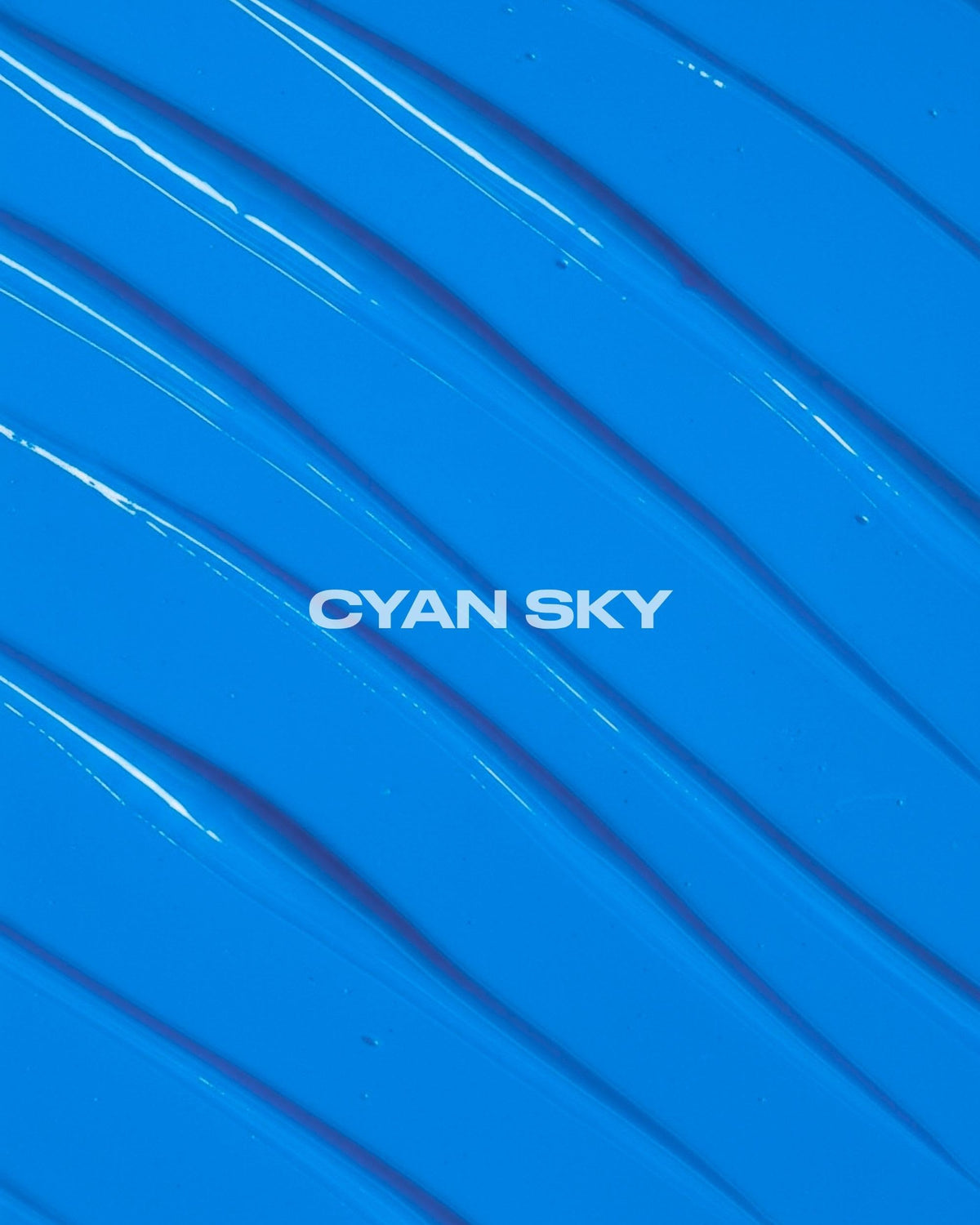 Close-up of Lunar Tides Cyan Sky hair dye texture