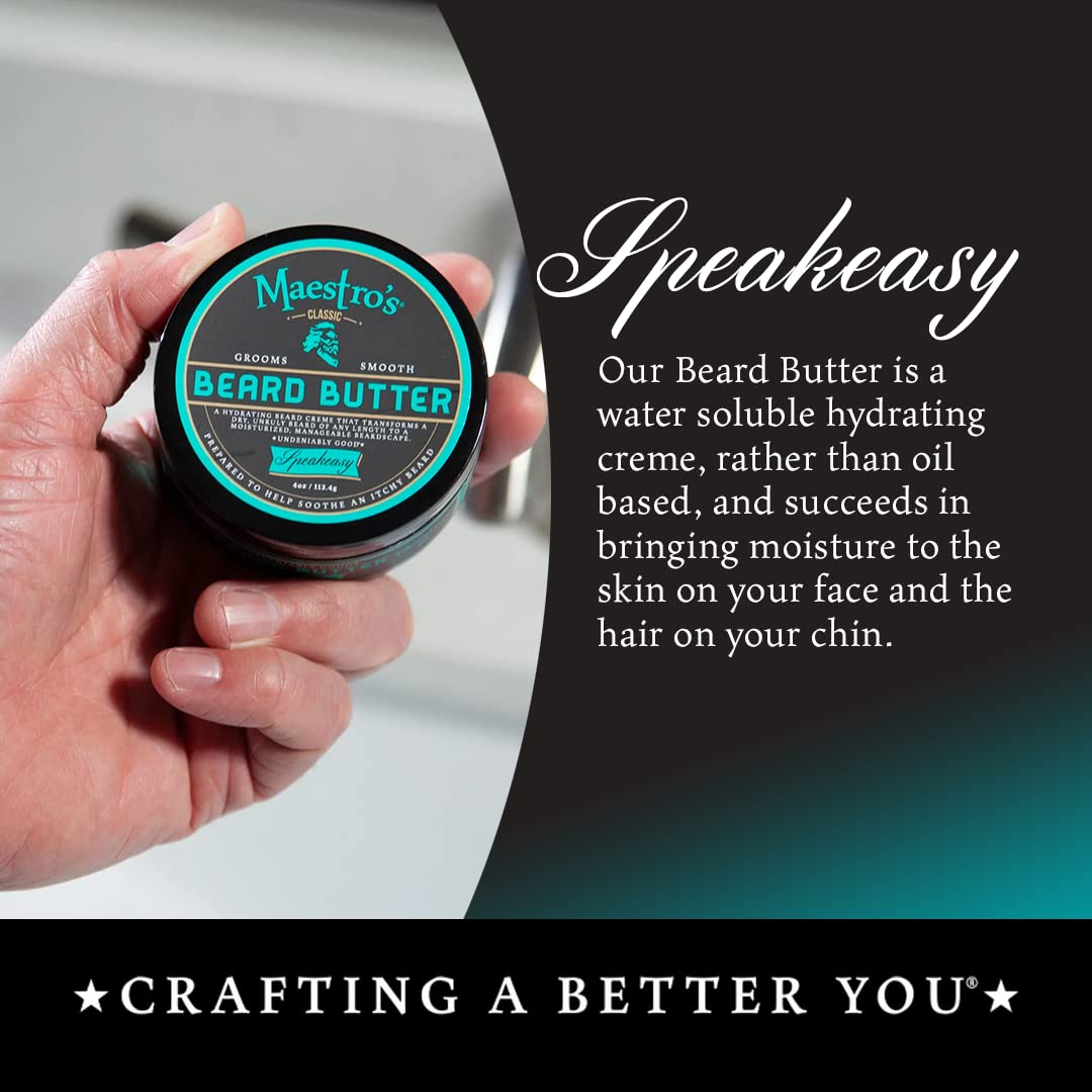 Close-up of Maestro's Classic Beard Butter texture