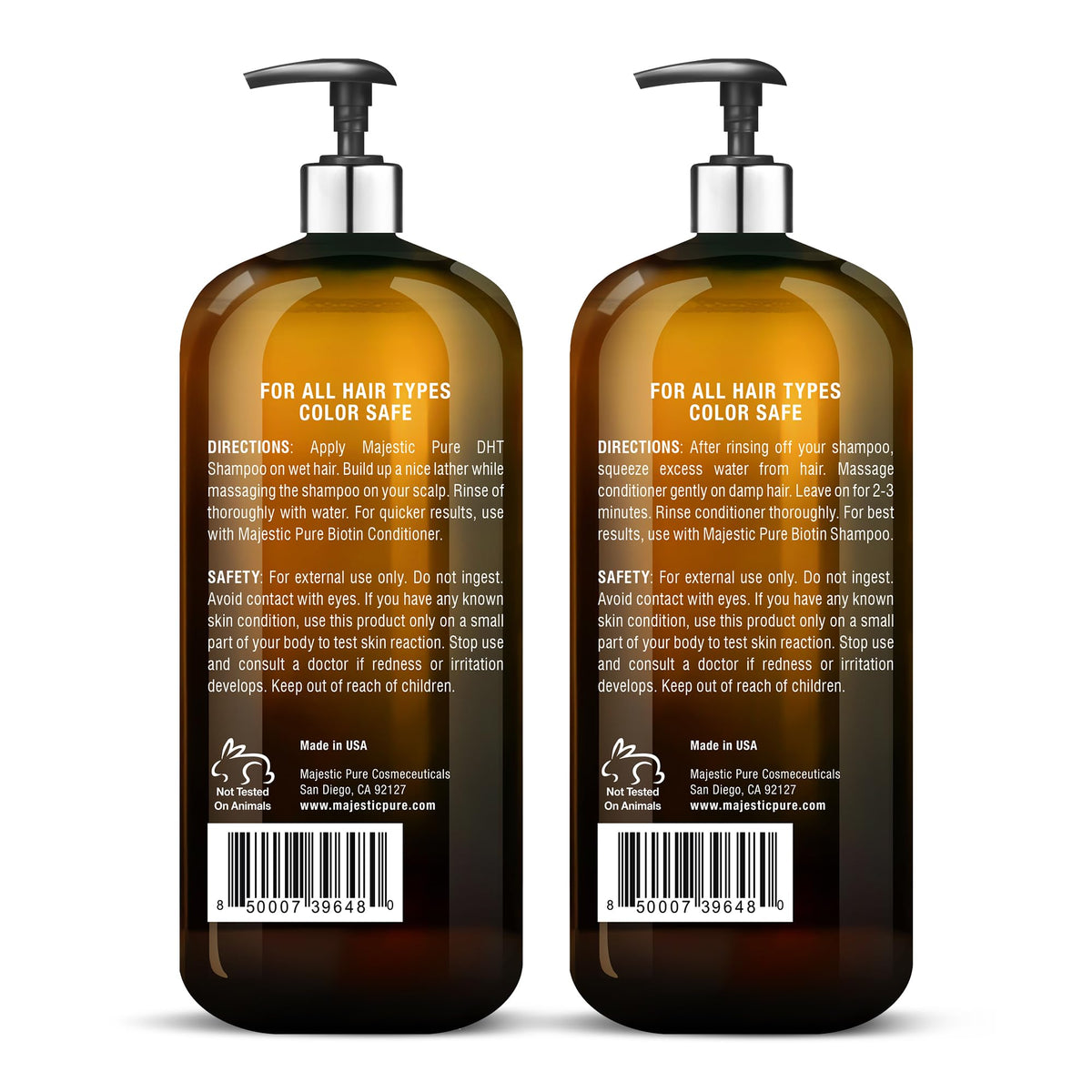 Close-up of Majestic Pure Biotin Conditioner texture
