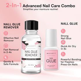 Close-up of Makartt brush-on nail glue applicator