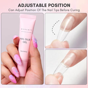 Close-up of Makartt Gel Nail Glue texture
