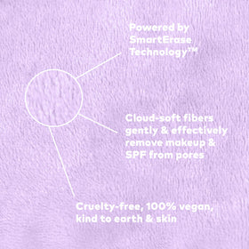 Close-up of MakeUp Eraser cloth texture