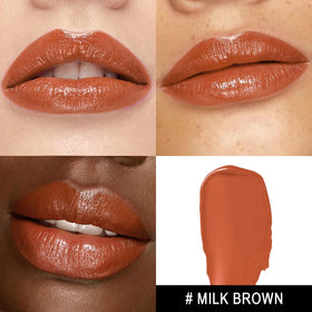 Close-up of MAKI YIKA lipstick in nude shade