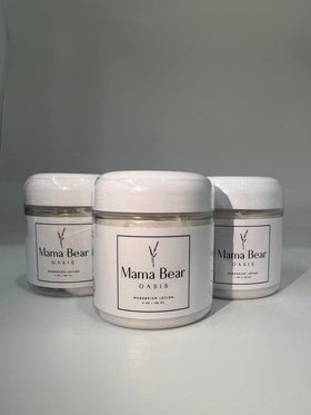 Close-up of Mama Bear Oasis Magnesium Cream texture