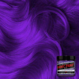 Close-up of MANIC PANIC Electric Amethyst Hair Color texture