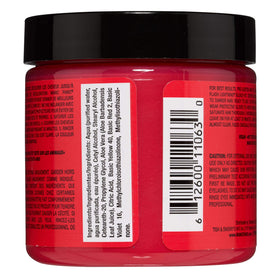 Close-up of MANIC PANIC Electric Watermelon hair dye texture