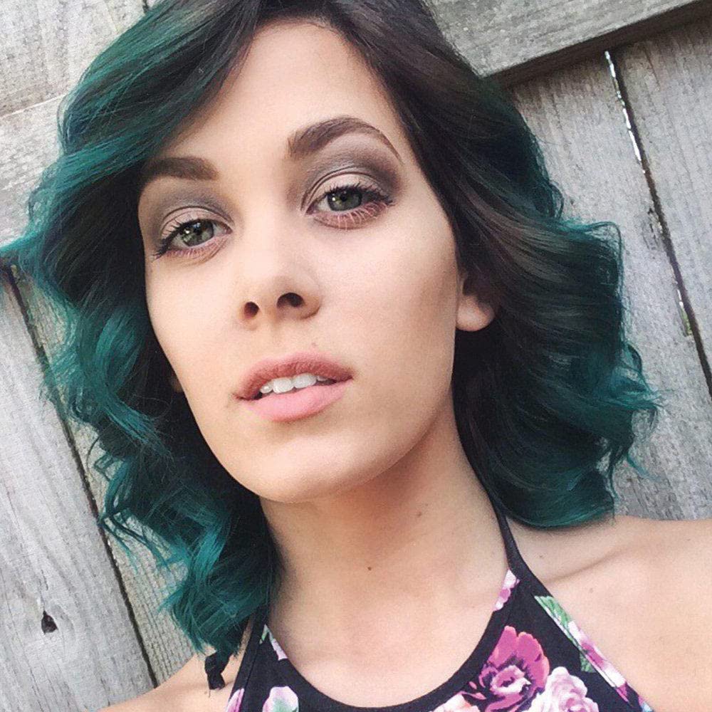 Close-up of MANIC PANIC Enchanted Forest hair dye tub