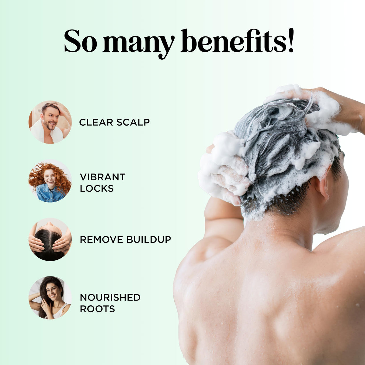 Close-up of Maple Holistics Clarifying Shampoo ingredients